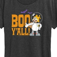 Spongebob Squarepants - Sandy Boo y'all - Графична тениска с къси ръкави за жени