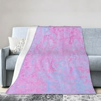 Фоново одеяло за хвърляне на текстура, супер меко антилигиращо одеяла на фланела, 40 x30