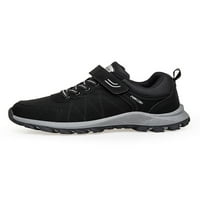 Маратонки за мъже Avamo Мъжки дишащи обувки за ходене Неплъзгащи се пешеходни маратонки Изкачване на атлетически обувки Спортни тренировки за комфорт Мъжки черни 9.5