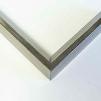 Рамка сребро истинска дървена рамка за картина ширина