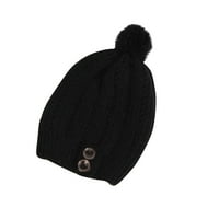 Дадария зимни шапки за жени зимна термична шапка шал вълнена шапка колоездене ветроустойчива шапка кафе, жени