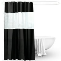 Miirene Striped душ завеса водоустойчив печат баня дял душ завеса