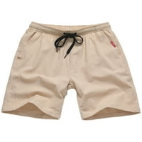 Niuer Mens Jogging Solid Color Beach Shorts мъже тренировки плажни дрехи направо летни джобове салон къси панталони