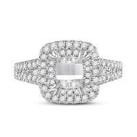 5 8ct-диамант SM 1 4CT-CCUSHION BRIDAL RING