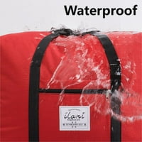 Подвижни чанти с големи опаковъчни чанти Тежка водоустойчива кутии за многократна употреба сиво