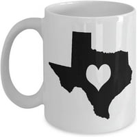 Тексас домашна чаша за подаръци, когато някой им тръгне, дайте им дом. Класическа чаена чаша за керамично кафе - Оз