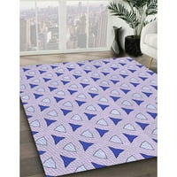 Ahgly Company вътрешен правоъгълник с шарени крокус лилаво килими, 2 '5'