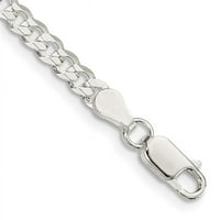 Sterling Silver Flat Curb Chain.