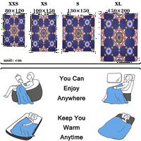 Югозападен фланелен одеяло с калъф за възглавница за диван диван топло удобно легла одеяло фестивал подаръци хвърля одеяло за съпруги жени