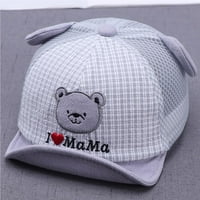 Amaiiu Baby's Bear Patch Mesh Cap бродирана патч шапка за деца бейзболна шапка