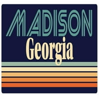 Madison Georgia Vinyl Decal Sticker Retro дизайн