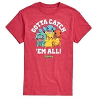 Pokémon - Gotta Catch 'Em All Group - Графична тениска с къс ръкав за мъже