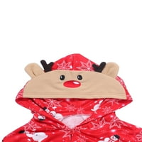 Мортик Коледно семейство, съвпадащи в комбинезони от еднократна качулка с цип, за бебета деца възрастни пижами