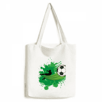 Футболен футбол футбол спортни платно чанта за пазаруване на чанта за небрежна чанта