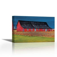 Голямо червено - Съвременно изящно изкуство Giclee on Canvas Gallery Wrap - Wall Décor - Art Rainting - Готов за окачване