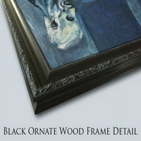 Майка и дете Големи черни богато украсени дървени рамки на платно от лорд Фредерик Лейтън