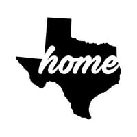 Тексас домашен стикер Декал Нарези - самозалепващо винил - устойчив на атмосферни влияния - Произведен в САЩ - много цветове и размери - Състоятелна форма T Love