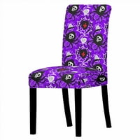 Капак за капак на стола за виквени череп Ghost Bat 3D цифров печат стол седалка Протектор на седалката на капака на седалката на седалката за диван за възглавница диван комплект