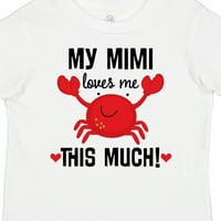 Inktastic Mimi Loves Me Grandson Gift Toddler Boy или Thddler Girl тениска