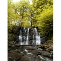 Posterazzi DPI с нисък ъгъл Изглед на водопад в горски гленски водопад Окръг Антрим Северна Ирландия отпечатък от отпечатък от ирландската колекция изображения, 16