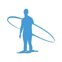 Стикер за сърфиране на дълги дъски за сърфиране на стикер - Нарязване на самостоятелно адхезивно винил - устойчив на атмосферни влияния - направен в САЩ - много цветни и размери - сърф сърфиране на открито