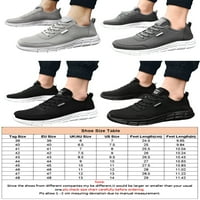 Difumos Мъжки атлетични пешеходни спортни обувки Небрежни мрежести удобни маратонки с плоска работа кръг