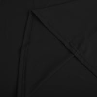 Жени плюс разчистване на размера летни блузи за жени Лято V-образно деколте ежедневно дантела пачуърк солидна каймска блуза отгоре черно