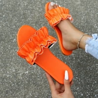 Daznico чехли за жени свободно време жени на открито чехли небрежни дишащи обувки на закрито женско чехване оранжево 10