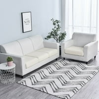Талус диван възглавница сгъстен дизайн анти-избледнява висок брой разтегателни дивани седалки за мебели за мебели бял XL