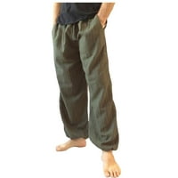 Ткинг модни мъжки панталони и разхлабени панталони от чатала ретро отпечатан комбинезон йога панталони за мъже