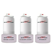Докоснете Basecoat Plus Clearcoat Plus Primer Spray Paint Kit, съвместим с Lava Grey Metallic Stylus Isuzu