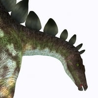 Стегозавърска глава на динозавър. Печат на плакат от Corey Ford Stocktrek Images