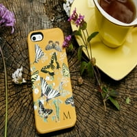 Butterfly iPhone SE калъф, калъф за iPhone Monogram, iPhone 12, iPhone 14, iPhone XS Case iPhone XS Ma Case XR Galaxy S G-BUTT