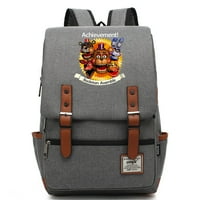 Bzdaisy Square Backpack с дизайн на катарама на колан - Пет нощи по темата на Фреди, отговаря на 15 '' лаптоп един за деца тийнейджър