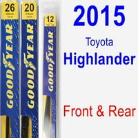 Комплект за чистачки на Toyota Highlander