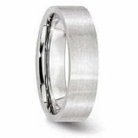 Бял кобалтов пръстен лента Сватба стандартен плосък сатен